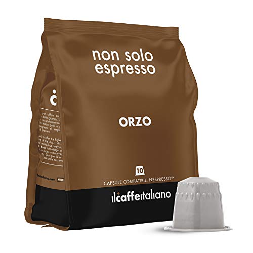 FRHOME - 50 Cápsulas compatibles Nespresso - Cebada - Il Caffè italiano