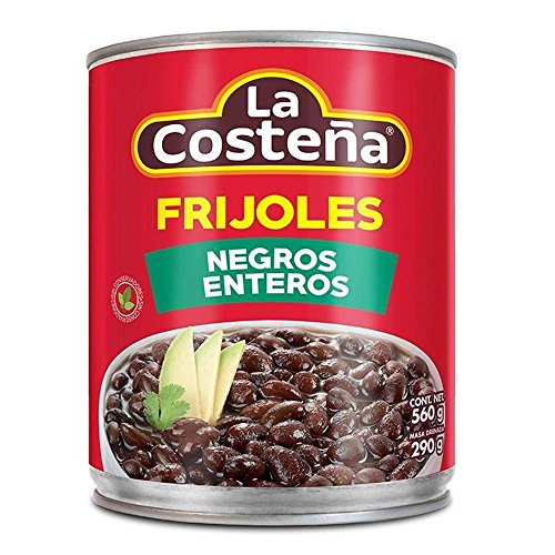 FRIJOLES NEGROS ENTEROS 560gr LA COSTEÑA