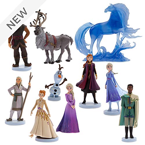 Frozen 2 Disney Deluxe Figurine Playset Action Figures 10 Piece Figure Set