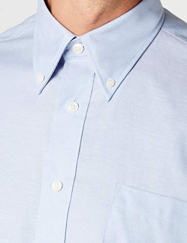 Fruit of the Loom Oxford - Camisa Hombre, Azul (Oxford Blue), XX-Large