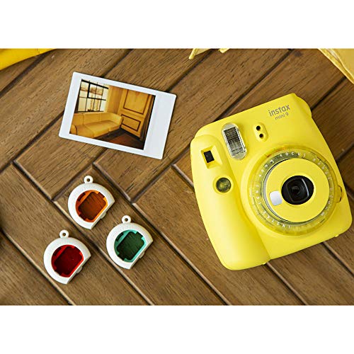 Fujifilm Instax Mini 9 - Cámara instantanea, solo cámara, Amarillo