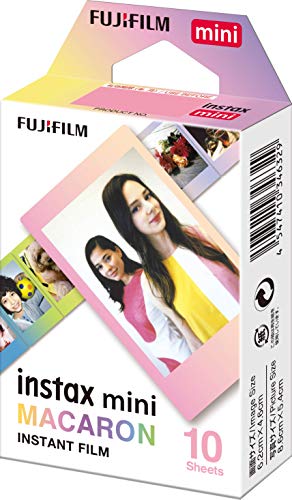 Fujifilm Instax Mini Macaroon - Pack de 10 películas instantáneas, multicolor