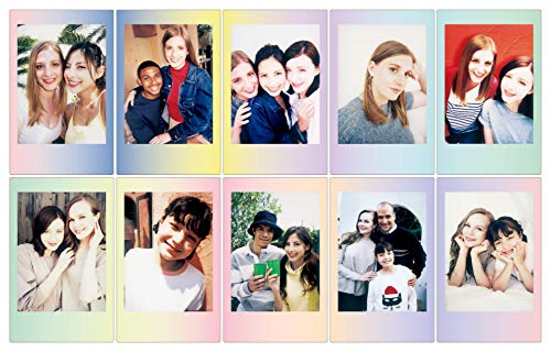 Fujifilm Instax Mini Macaroon - Pack de 10 películas instantáneas, multicolor