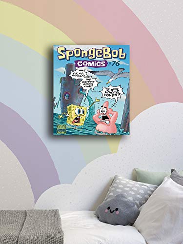 Funny Adventure Cartoon Bob Esponja Popular Video GamePosters e impresiones de baño cuadros listos para colgar para sala de estar, dormitorio, oficina, cocina, decoración de 24 x 36 pulgadas