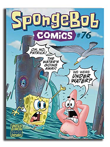 Funny Adventure Cartoon Bob Esponja Popular Video GamePosters e impresiones de baño cuadros listos para colgar para sala de estar, dormitorio, oficina, cocina, decoración de 24 x 36 pulgadas