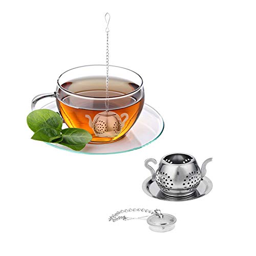 Gaddrt - Infusor de té de acero inoxidable, diseño de tuberías