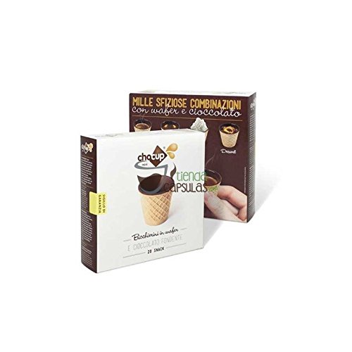 Galletas Chocup® mini - Vasito Barquillo / Chocolate - Caja 20 unidades