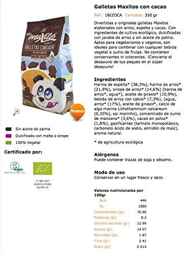 Galletas Maxitos con cacao BIO - La Finestra sul cielo - 350gr (BIO)