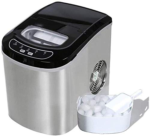 GAMRY Ice Maker Máquina para Hacer Hielo en la encimera con 33 Libras de Capacidad Diaria de Acero Inoxidable portátil exprimidor de Barra de máquina expendedora de Hielo 0618