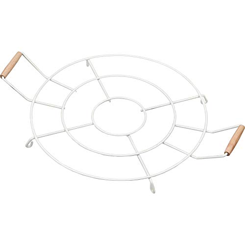 Garcima-FCDB-Kabra Kit de Accesorios para Paella Espumadera + Paleta Larga + Porta-paellas de 40 cm