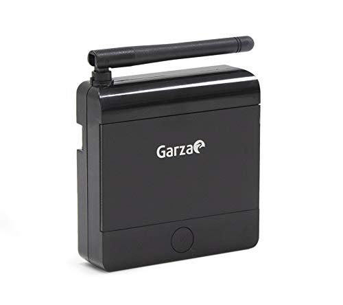 Garza Smarthome - Termostato Smart WiFi Inteligente para Caldera y Calefacción, táctil y programable, Control por Voz y App, Alexa, iOS, Google, Android, Color Negro