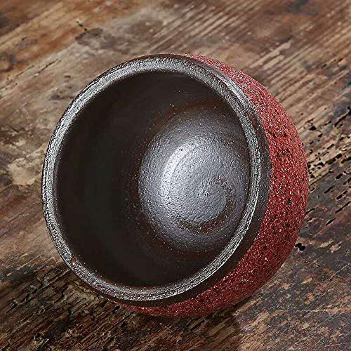 GBCJ Accesorios para Juegos de té Taza de té de gres japonés Antiguo Taza de cerámica de cerámica de una Taza de té Juego de té de Kung fu Retro Home Master Cup-Style Three Juego de té