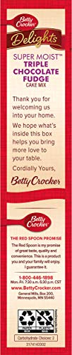 General Mills Betty Crocker Triple Chocolate Cake Mix, 15.25 oz