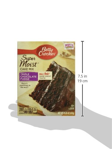 General Mills Betty Crocker Triple Chocolate Cake Mix, 15.25 oz