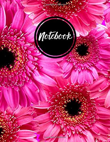 Gerbera Pink Flower Notebook: Dotted Journal, Dot Grid, Notebook, 130 dotted grid pages, 5.5x8.5, Perfect for flower lovers