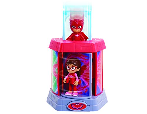 Giochi Preziosi PJ Masks - Cámara de transformación con 2 Personajes