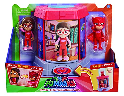 Giochi Preziosi PJ Masks - Cámara de transformación con 2 Personajes