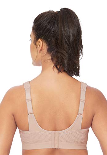 Glamorise 9066 Sujetador Deportivo, Pink/Gray, 46G para Mujer