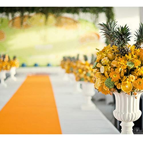 GLL-ditan Alfombra Corredor Amarillo Alfombra Desechable para Bodas, Iglesia, Jardín Iglesia Pastel De Bodas Evento (Size : 1 * 10m)