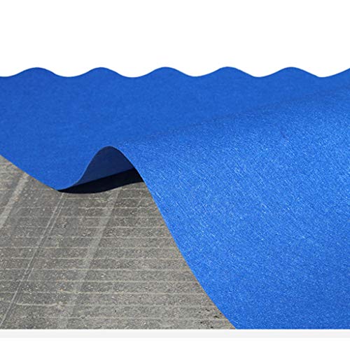 GLL-ditan Corredor Azul Desechable Alfombra Boda Corredor Pastel Boda Evento Boda Iglesia (Size : 1 * 30m)