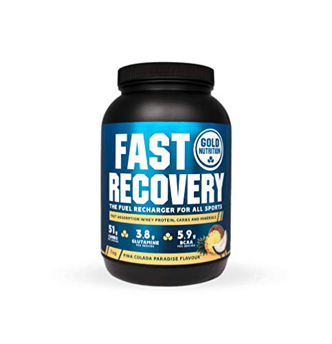 Goldnutrition Fast Recovery 1kg, Piña Colada, Bebida de Recuperación