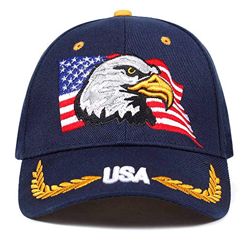 Gorra de béisbol Baseball Cap Nueva Bandera Americana Bordado Gorra De Béisbol Hip Hop Gorras Snapback Moda Callejera Papá Sombreros Sombrer