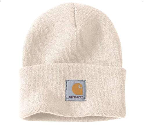 Gorro de invierno Carhartt para él y para ella, OFA, 100% acrílico, elástico (Blanco)