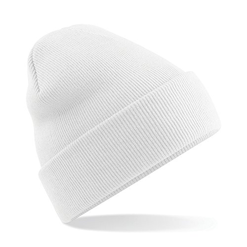 Gorro de punto Beechfield para niños, diferentes colores Blanc - Blanc Talla única