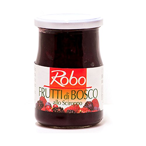 Gr 1160 Frutti di Bosco de Sirope para copas helado y repostería Arándanos, Frambuesas More, Cassis rojo