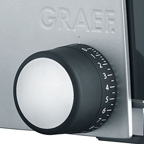 Graef S 32000 Cortafiambres, 170 W, Aluminio, Acero Inoxidable