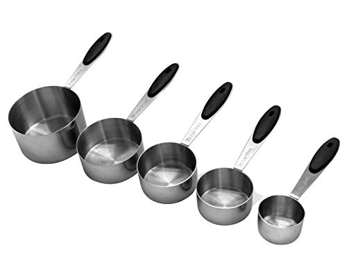 GreeSuit Cucharas Medidoras Juego de 5 cucharas dosificadoras de Acero Inoxidable de Doble Cara para Ingredientes líquidos y Secos, cocción y horneado (11 Set)