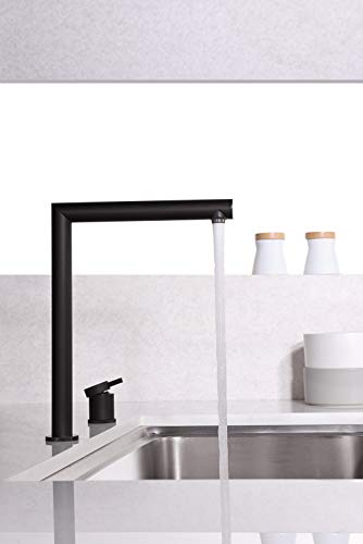 GRIFO COCINA PLEGABLE COLOR NEGRO MATE SERIE ITACA GCE018/NG