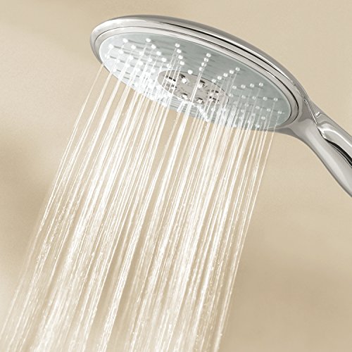 Grohe Power&Soul 130 - Alcachofa de ducha, 4 chorros, color cromo, 130 mm (Ref. 27673000)