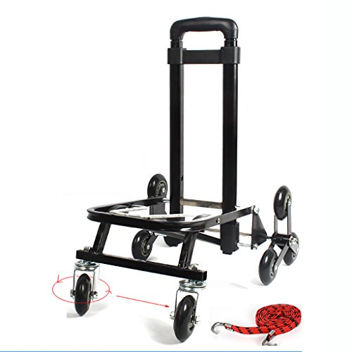 GSPTLC Cargar 150kg Carro de Compras Carro Plegable para electrodomésticos Comprar 8 Ruedas