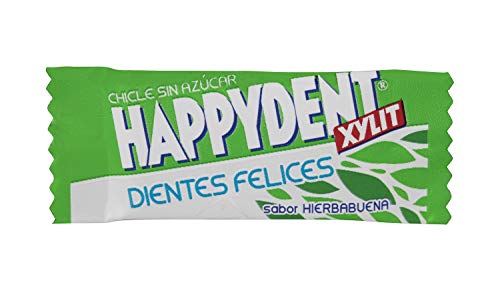 Happydent Hierbabuena, Chicle Sin Azúcar - 200 unidades