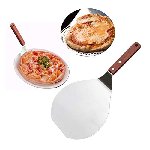 Hebudy Pizza Pan Pizza Paleta Pizza Peel Pizza Rack Pizza Placa Pizza Espátula Herramienta para hornear