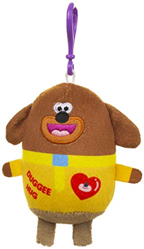 Hey Duggee - Llavero de peluche con clip, 17 cm Juguete ideal para colgar y que se fija fácilmente a la mochila, ropa, bolso y mucho más. Identificador de mochila, accesorio de bolsa.