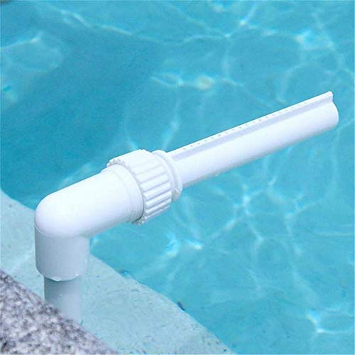 HITECHLIFE Kit de Fuente de Cascada para Piscina, Boquilla de Fuente de Cascada Ajustable de PVC Piscinas de esterilización de Agua SPA Decoraciones de jardín Accesorios de Piscina