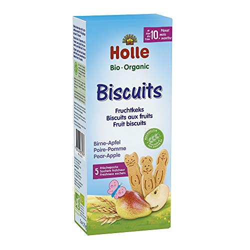 Holle Bio Galletas Manzana Y Pêra 10m+ 5x25g