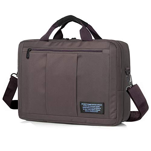 Hombres y Mujeres 15.6 Pulgadas Impermeable Nylon Bolsa de Mensajero Viajes de Negocios Tableta del Ordenador Portátil Bolso Bandolera Puede Convertirse en Mochila