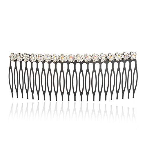 Horquilla de Perlas Placa de Peine del Peine del Pelo del Diamante Suave Flequillo de Hierro Dulce Orgullo Coreano Comb insertan Hace Grande joyería Femenina Casco con Clip de Cola