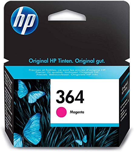 HP 364 CB319EE Magenta, Cartucho Original, de 300 páginas, para impresoras HP Photosmart serie C5300, C6300, B210, B110 y Deskjet serie 3520