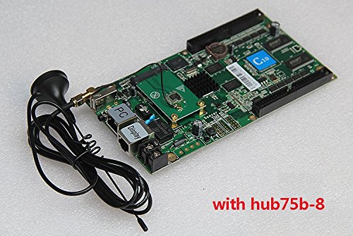 Huidu C10 HD-C10 - Tarjeta de envío inalámbrica y Pantalla LED con Pantalla a Todo Color de Vedio y Tarjeta de Control con hub75b-8