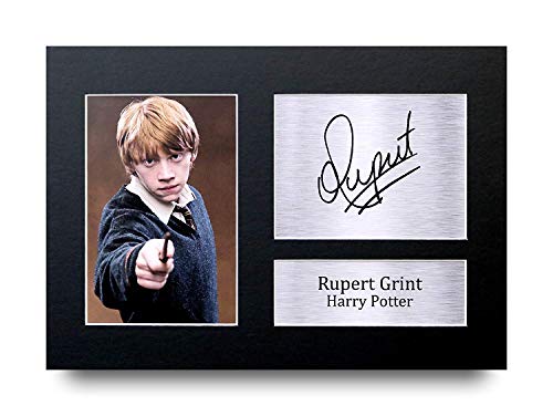 HWC Trading - Foto de Harry Potter el reparto firmado A4 impreso para regalos impresos, foto (A4, (sin marcar), todos los 3)