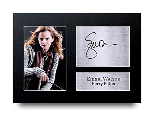 HWC Trading - Foto de Harry Potter el reparto firmado A4 impreso para regalos impresos, foto (A4, (sin marcar), todos los 3)