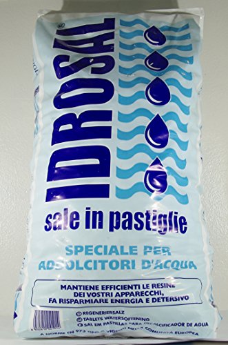 IDROSAL salas en pastillas para descalcificadores saco de 25 kg.