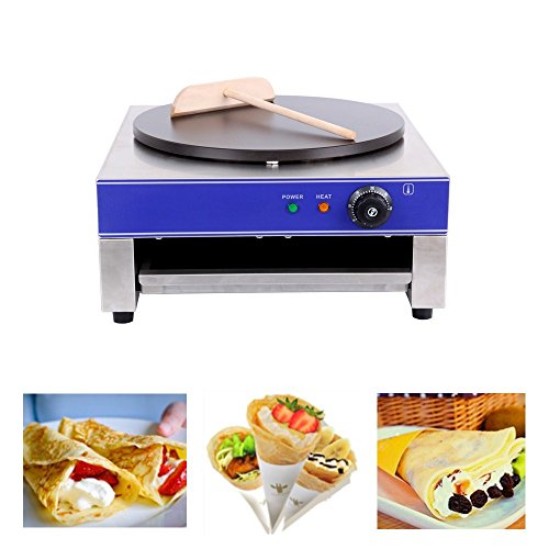 Iglobalbuy 3000W Crepesmaker, Commercial Pancake Machine con Holtz Stack