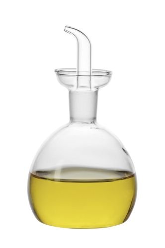 imf Aceitera-Vinagrera Redonda Antigoteo, Glass, Multicolor, 250 ml