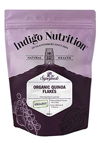 Indigo Herbs Copos de Quinoa Orgánica 500g