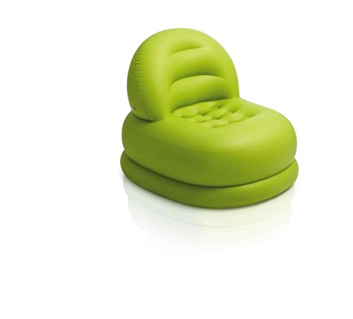 Intex- Sillón Hinchable 88x99x76, Solido, Colores aleatorios, 50 x 75 cm (68592.0)